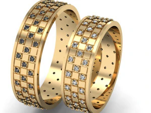 結婚指輪 3Dプリントモデル