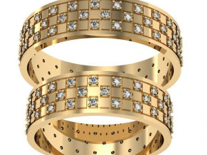 wedding ring 3D Print Model