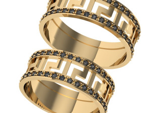 greek wedding ring 3D प्रिंट मॉडल