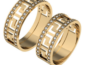 greek wedding ring 3D प्रिंट मॉडल