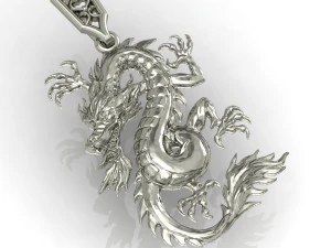 dragon pendant 3D Print Model