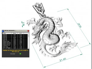 dragon pendant 3D Print Model