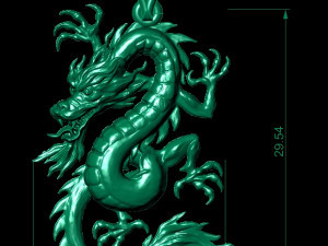 dragon pendant Modèles 3D en vedette