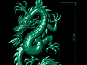 dragon pendant 3D Print Model
