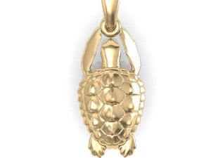 turtle pendant Model do druku 3D