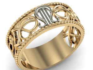 beautiful ring lira 3D Print Model