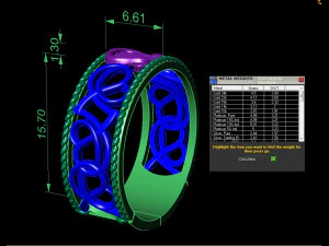 lindo anel lira Modelo de Impressão 3D