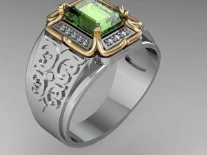 eastern male ring 3D Print Model