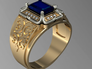 eastern male ring 3Dプリントモデル