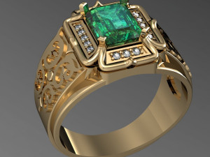eastern male ring 3D प्रिंट मॉडल
