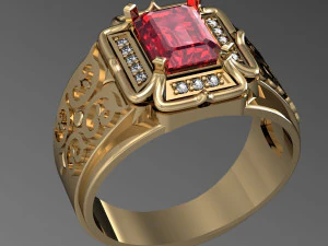 eastern male ring 3D Print Model