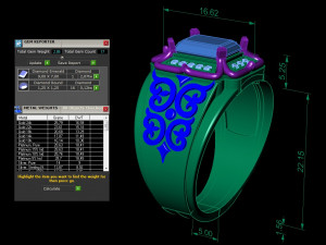 eastern male ring 3Dプリントモデル