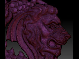 pendant lion and dragon 3D Print Model