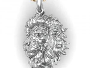 lion head pendant 3D Print Model