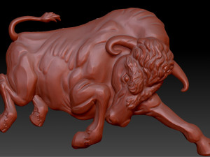 bull relief 3D Print Model