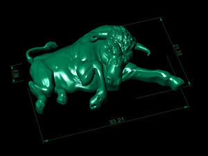 bull relief 3D Print Model