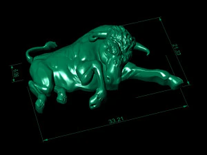 bull relief 3D Print Model