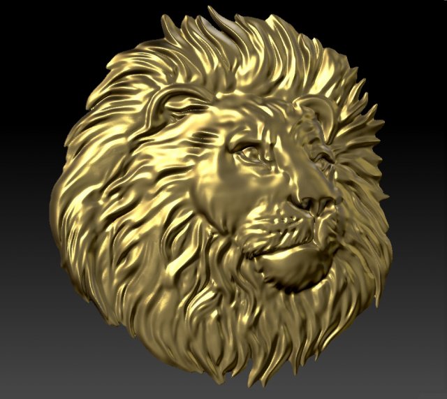 beautiful lion 3D 打印模型 .c4d .max .obj .3ds .fbx .stl .blend 