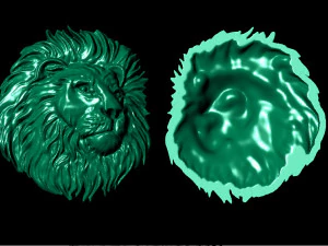beautiful lion 3D Print Model