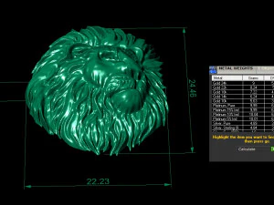 beautiful lion 3D Print Model