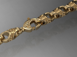beautiful chain or bracelet 3D Принт Модель