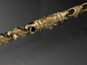 rantai atau gelang yang indah Model Cetak 3D