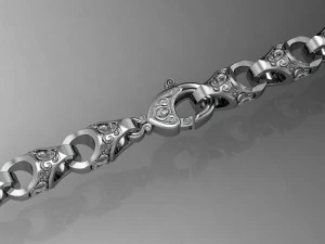 beautiful chain or bracelet 3D Print Model