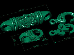 beautiful chain or bracelet 3D Принт Модель