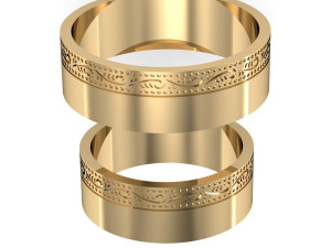 wedding ring with an image 3D प्रिंट मॉडल