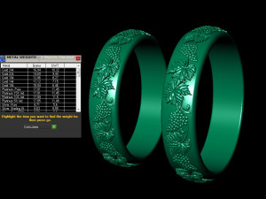 wedding ring with grapes Modello di stampa 3D