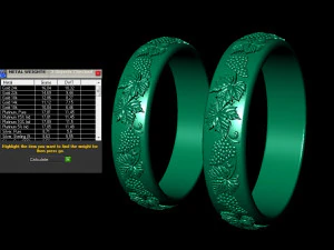wedding ring with grapes 3D Print Model