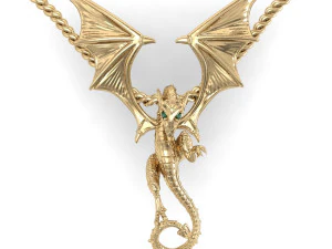 pendant dragon 3D Print Model