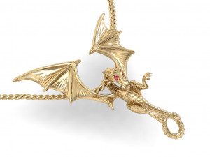 pendant dragon 3D Baskı Modeli