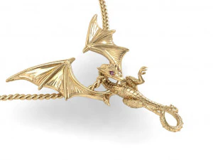 pendant dragon 3D Print Model