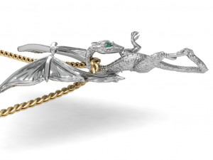 pendant dragon 3D Baskı Modeli
