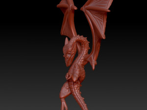 pendant dragon 3D Baskı Modeli