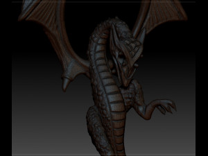 pendant dragon 3D Baskı Modeli
