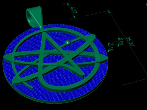 pendant Modelo de Impressão 3D