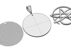 pendant Modelo de Impressão 3D