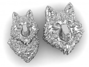 wolf head Modèles 3D en vedette