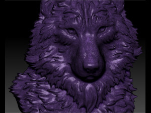 wolf head Modèles 3D en vedette
