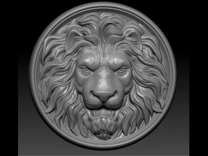 lion head pendant 3D Print Model