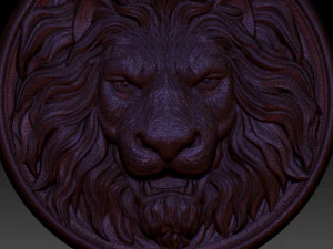 lion head pendant 3D Print Model