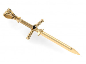 beautyful pendant sword 3D प्रिंट मॉडल