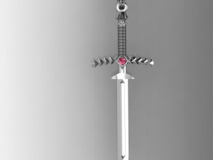 beautyful pendant sword Modelo de impresión 3D