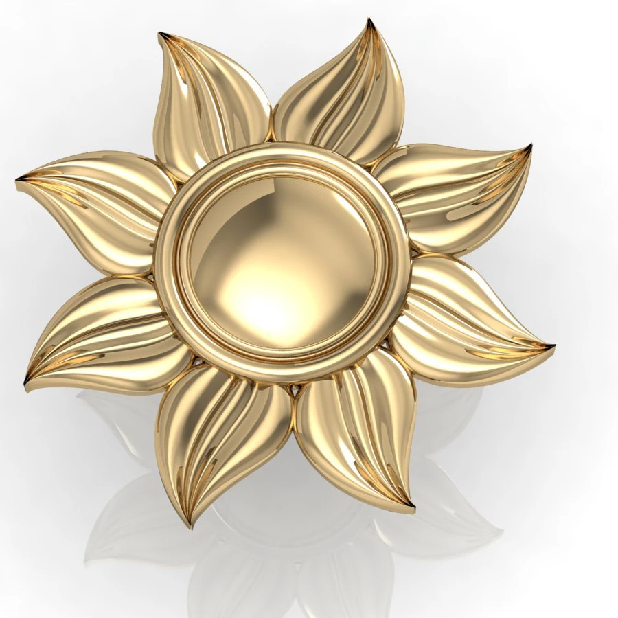 sun pendant 3D Print Model .c4d .max .obj .3ds .fbx .stl .blend 