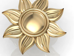 태양 펜던트 3D 프린트 모델