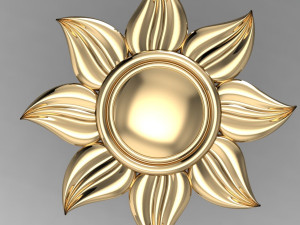 sun pendant 3D Print Model