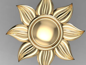 sun pendant 3D Print Model