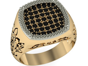 male ring eastern Model do druku 3D